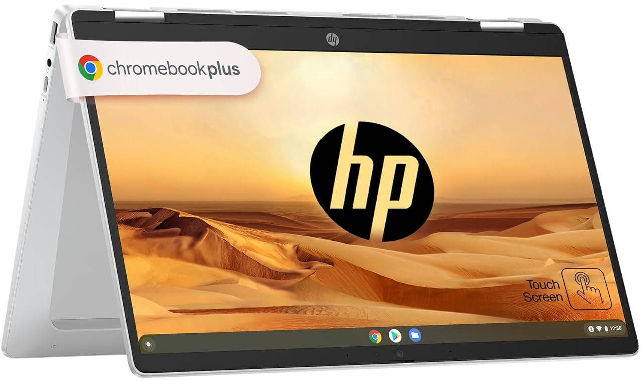 HP Chromebook Plus x360 14b-cd0013TU (A95C5PA) Laptop (Core i3 12th Gen/8 GB/128 GB UFS/Google Chrome)