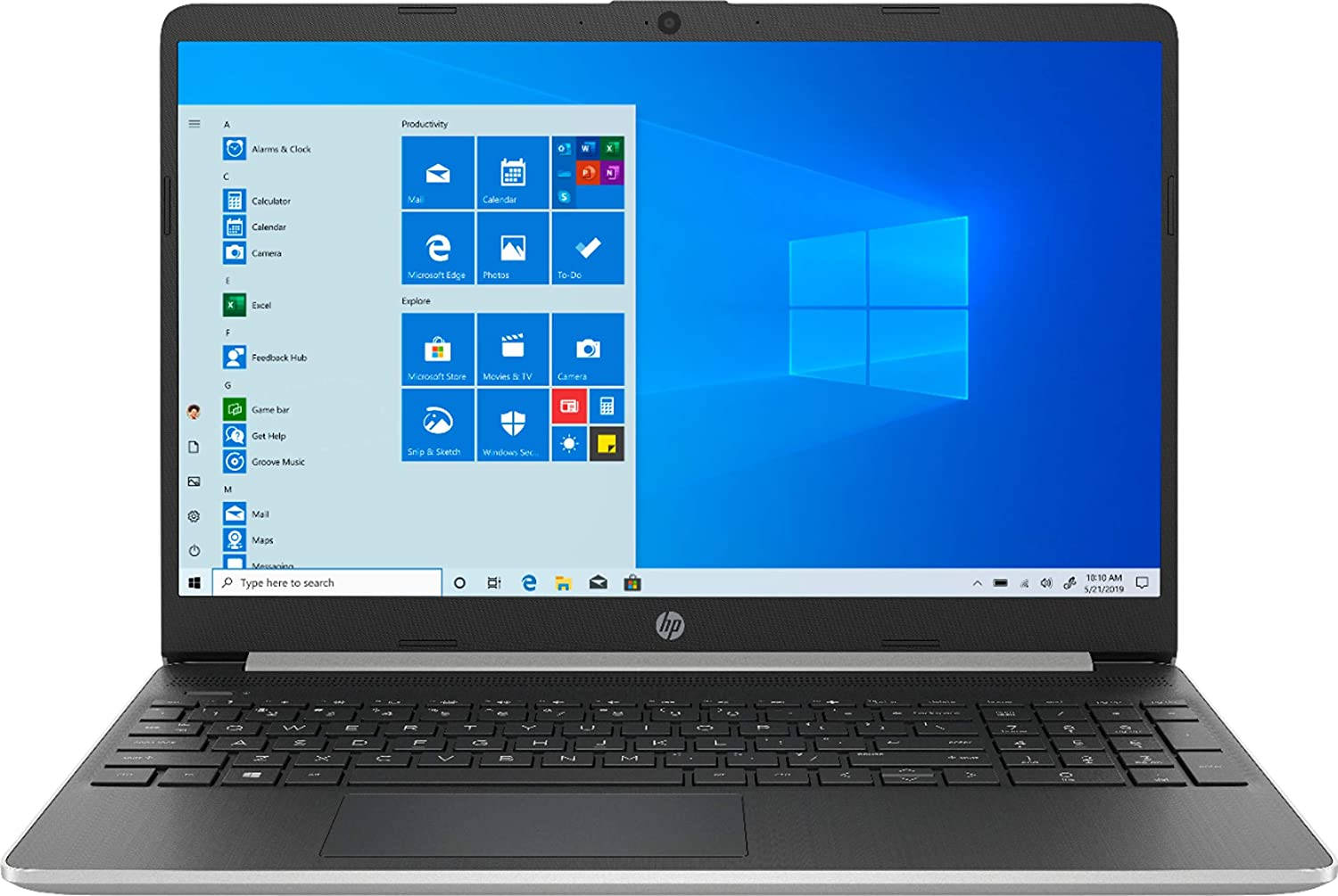 HP 15-dy1023dx (7WR60UA) Laptop (Core i5 10th Gen/12 GB/256 GB SSD/Windows 10)