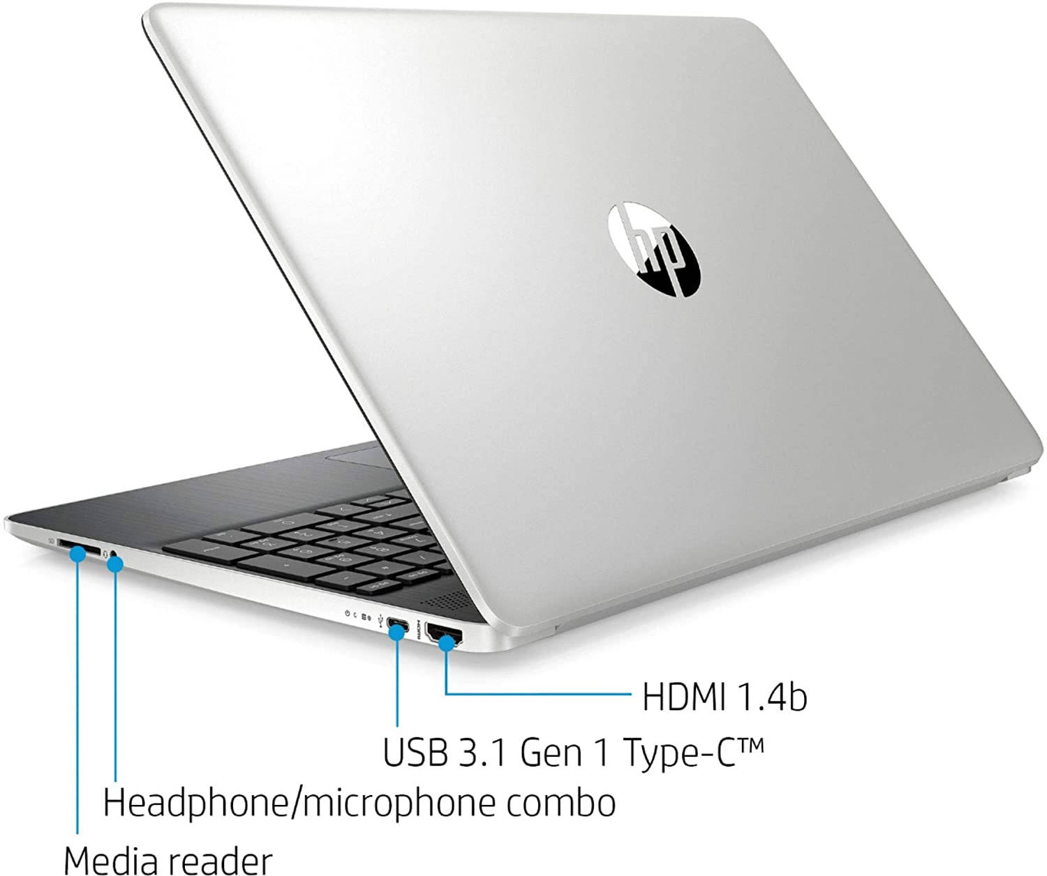 HP 15-dy1023dx (7WR60UA) Laptop (Core i5 10th Gen/12 GB/256 GB SSD/Windows 10)