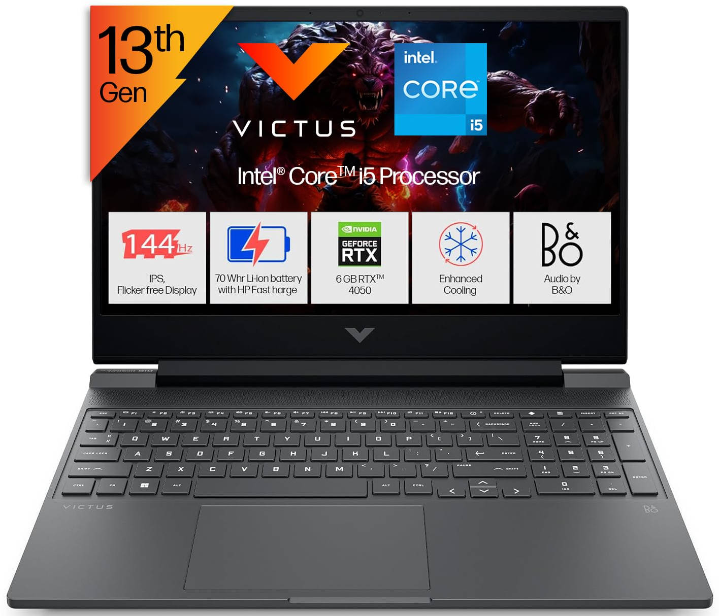 HP Victus 15-fa1319TX (9X5F3PA) Laptop (Core i5 13th Gen/16 GB/512 GB SSD/Windows 11/6 GB)
