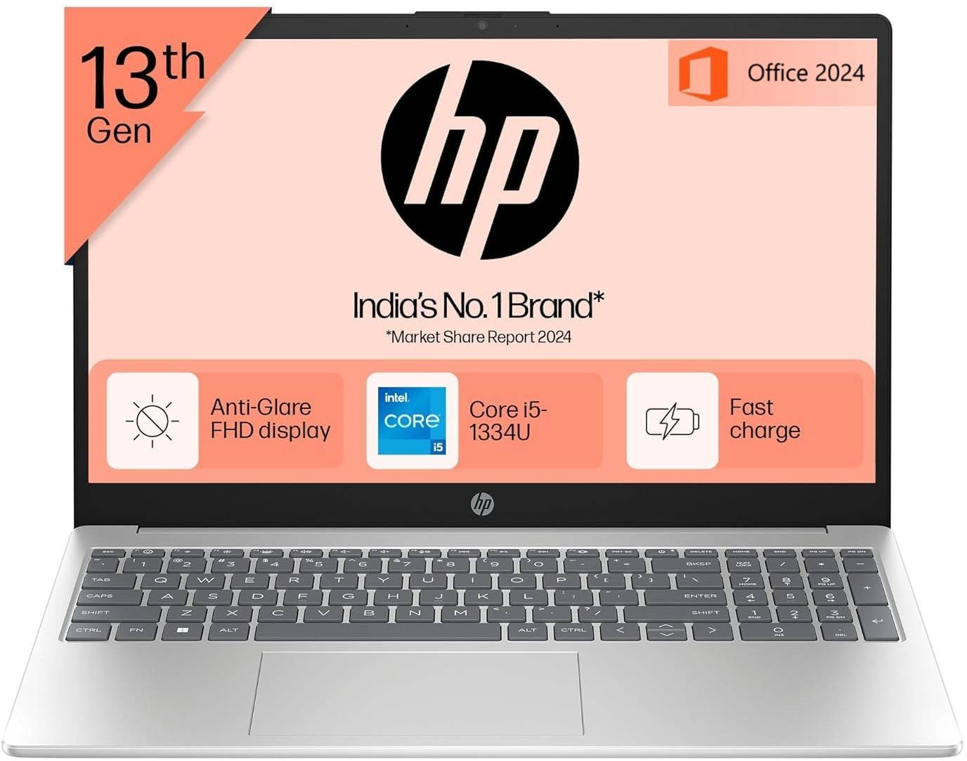 HP 15-fd0467TU (B61ZHPA) Laptop (Core i5 13th Gen/16 GB/512 GB SSD/Windows 11)