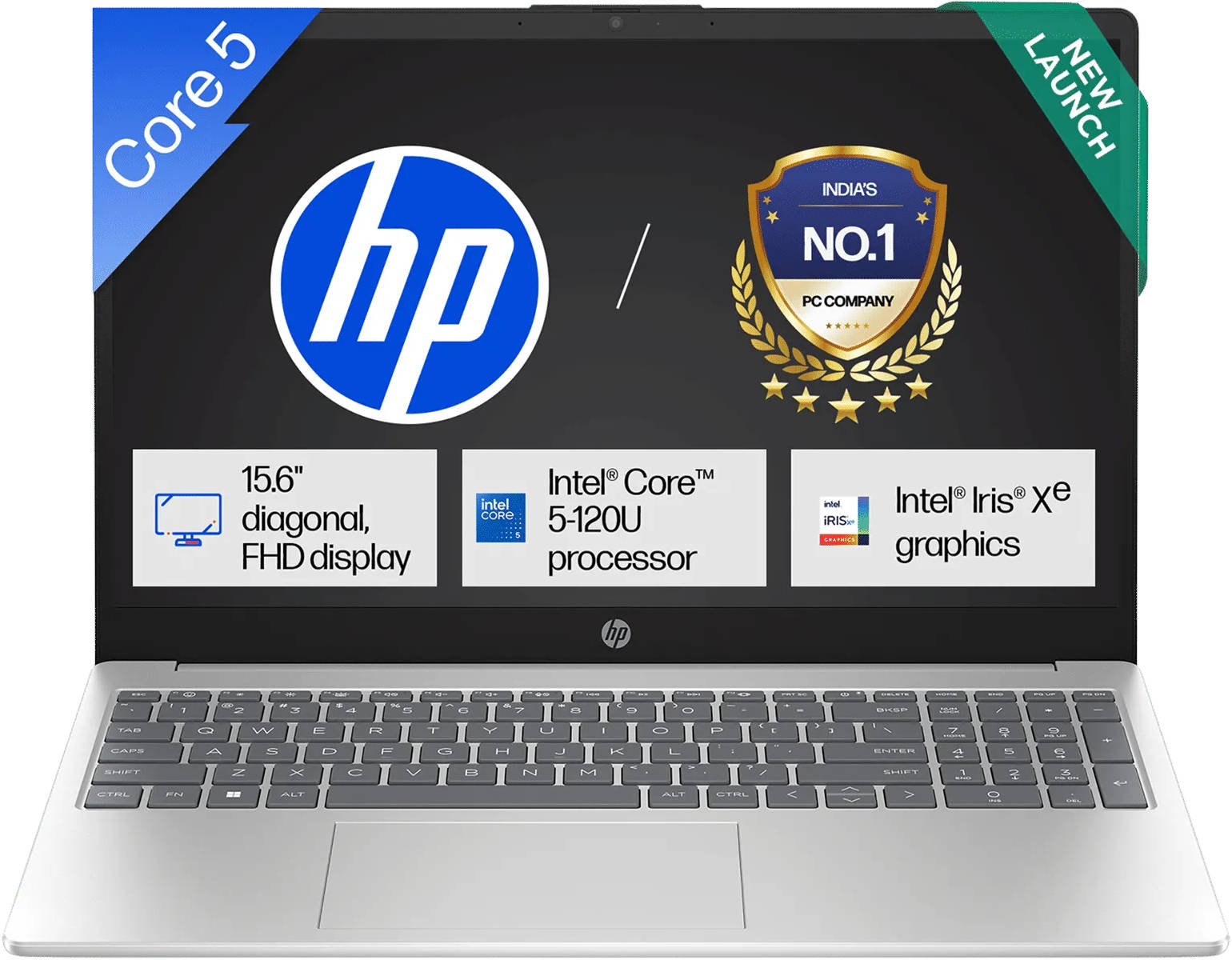 HP 15-fd0664TU (C27F7PA) Laptop (Core 5  Series 1 /16 GB/512 GB SSD/Windows 11)