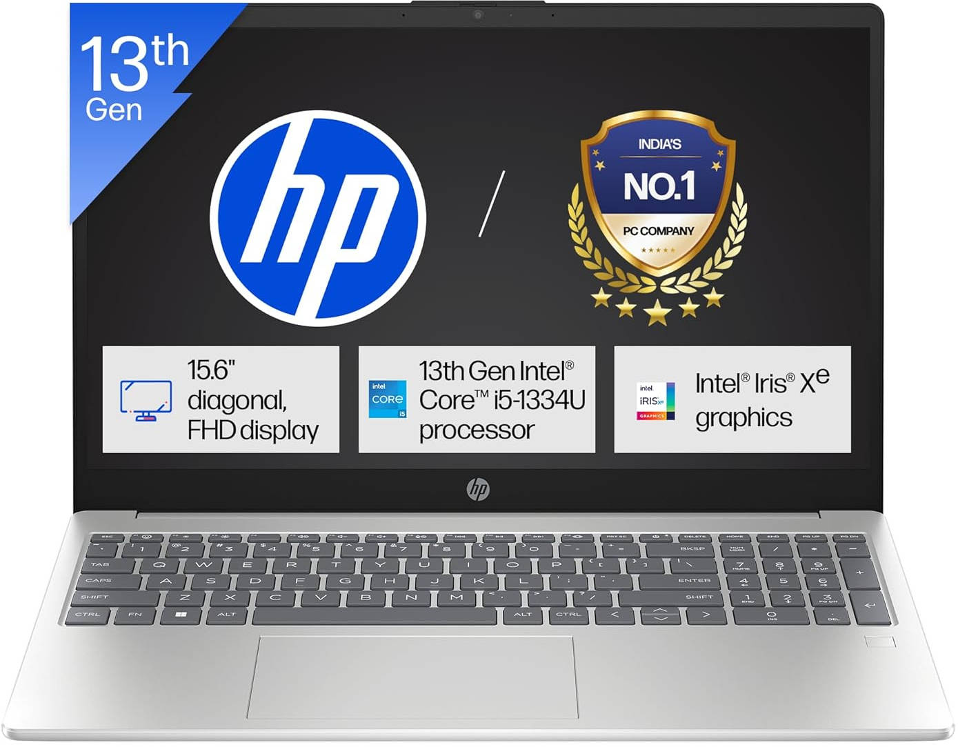 HP 15-hr0008TU (BK2Q0PA) Laptop (Core i5 13th Gen/16 GB/512 GB SSD/Windows 11)