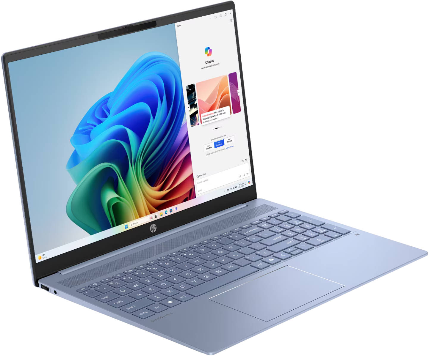 HP OmniBook 5 16-ag1147AU (BH4K3PA) Laptop (AMD Hexa Core Ryzen AI 5/16 GB/512 GB SSD/Windows 11)