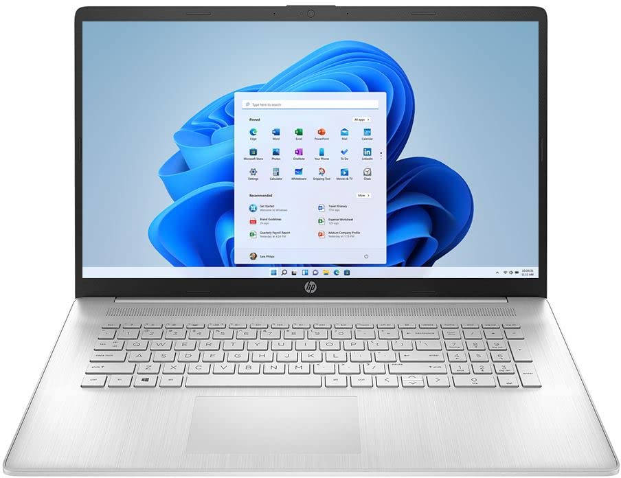 HP 17-cp0056nr (33K72UA) Laptop (AMD Dual Core Ryzen 3/8 GB/256 GB SSD/Windows 10)