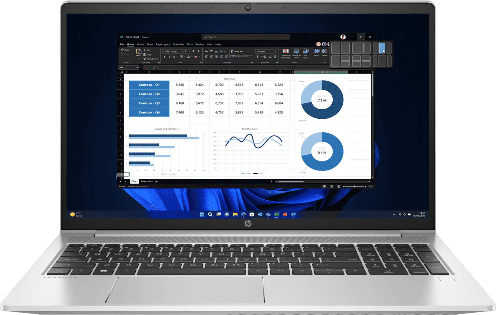 HP ProBook 450 G9 (7L377PA) Laptop (Core i5 12th Gen/8 GB/512 GB SSD/DOS)