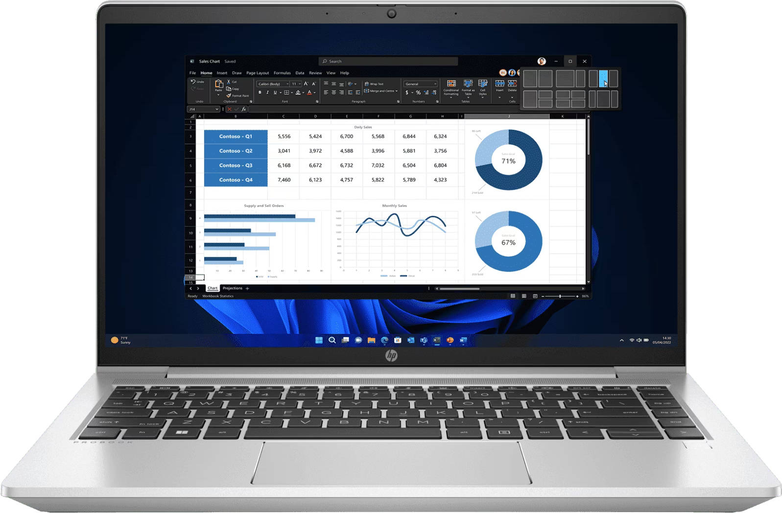 HP ProBook 440 G9 (9S6Y1AT) Laptop (Core i5 12th Gen/8 GB/512 GB SSD/DOS)