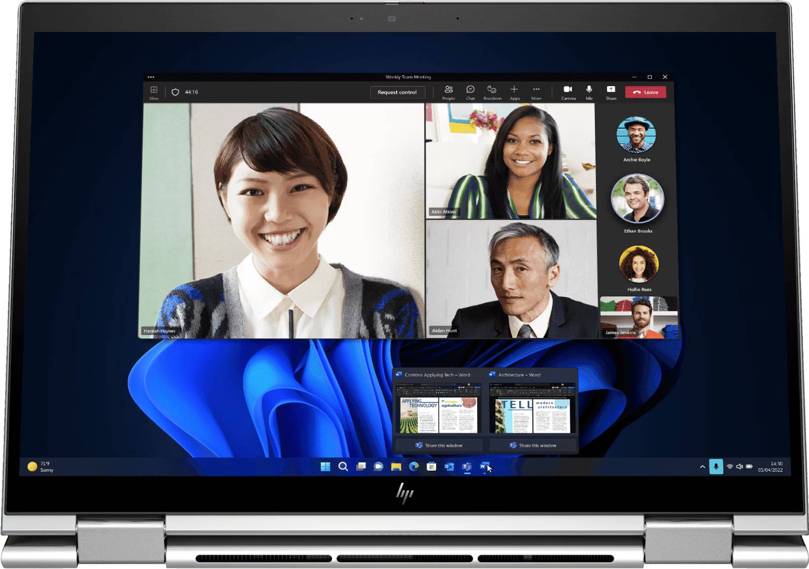 HP Elite x360 830 G11 (A90E0PT) Laptop (Core Ultra 7/32 GB/1 TB SSD/Windows 11)