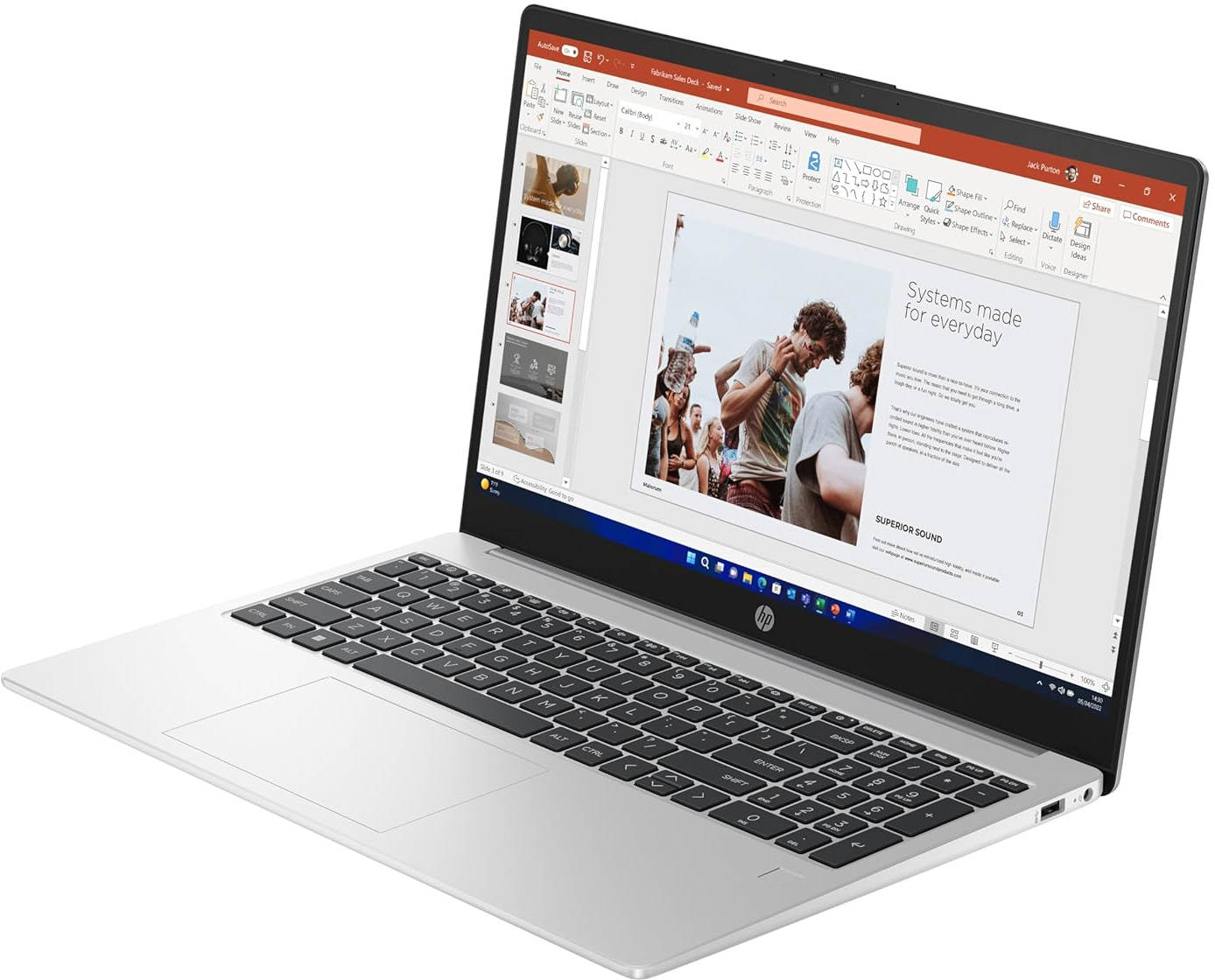 HP 255 G10 (B69V0PT) Laptop (AMD Athlon Silver/8 GB/256 GB SSD/Windows 11)