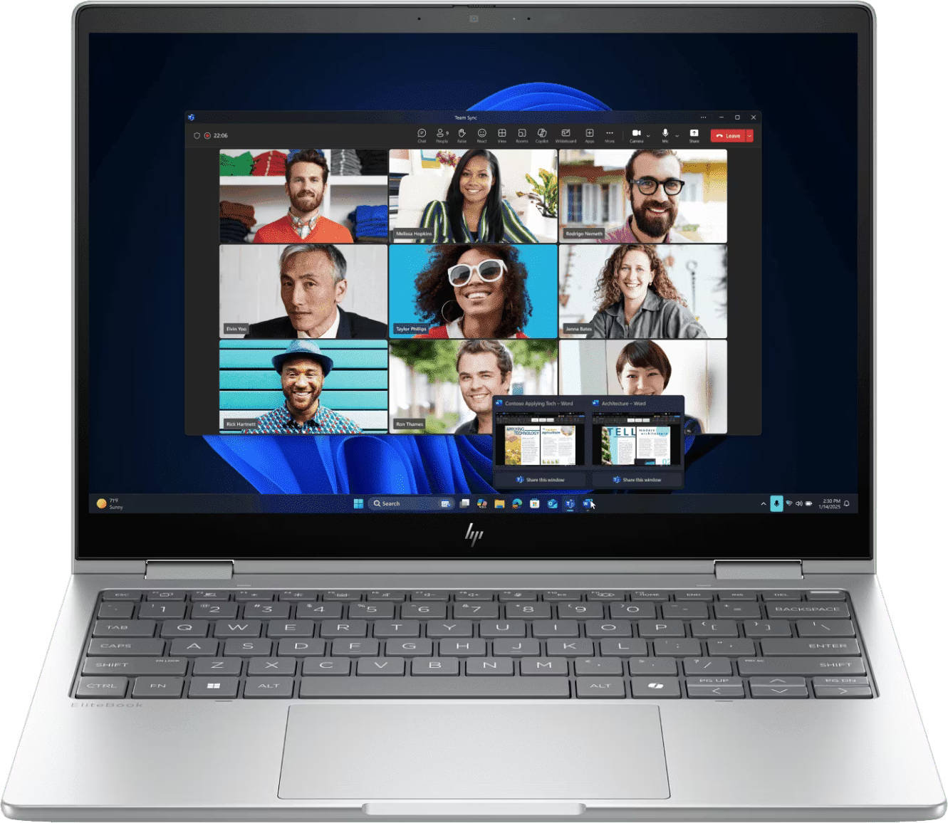 HP EliteBook 8 Flip G1i (BQ8J0PT) Laptop (Core Ultra 7  Series 2 /64 GB/1 TB SSD/Windows 11)