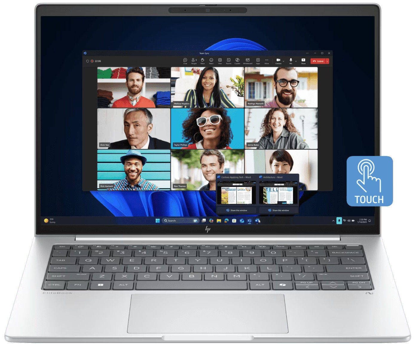 HP EliteBook 8 G1i (BQ9B9PT) Laptop (Core Ultra 5  Series 2 /32 GB/1 TB SSD/Windows 11)