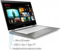 HP Chromebook x360 14b-ca0061wm (9UY16UA) Laptop (Intel Pentium Quad Core/4 GB//Google Chrome)