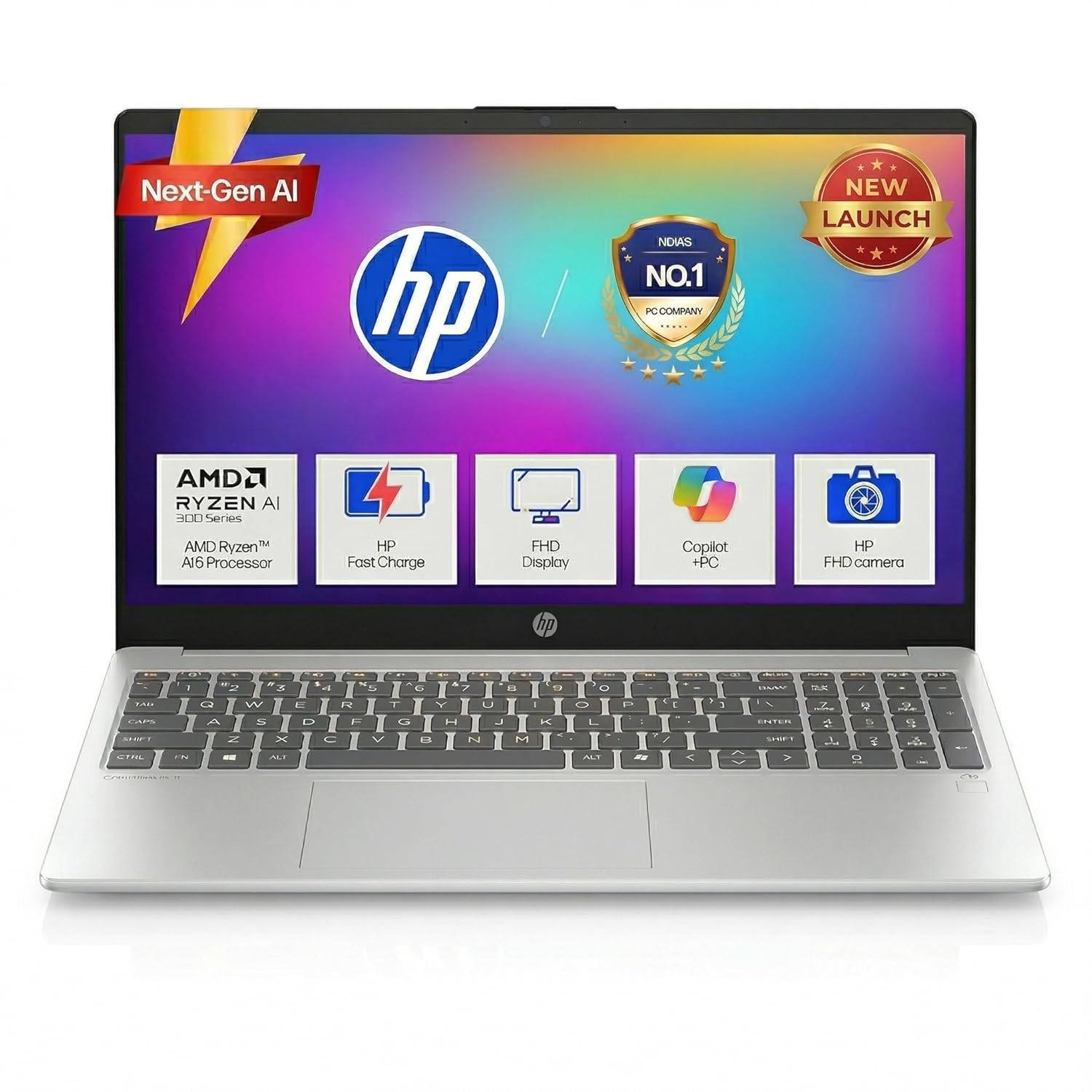 HP 15-fn0074AU (CJ9E3PA) Laptop (Ryzen AI 5/24 GB/1 TB SSD/Windows 11)