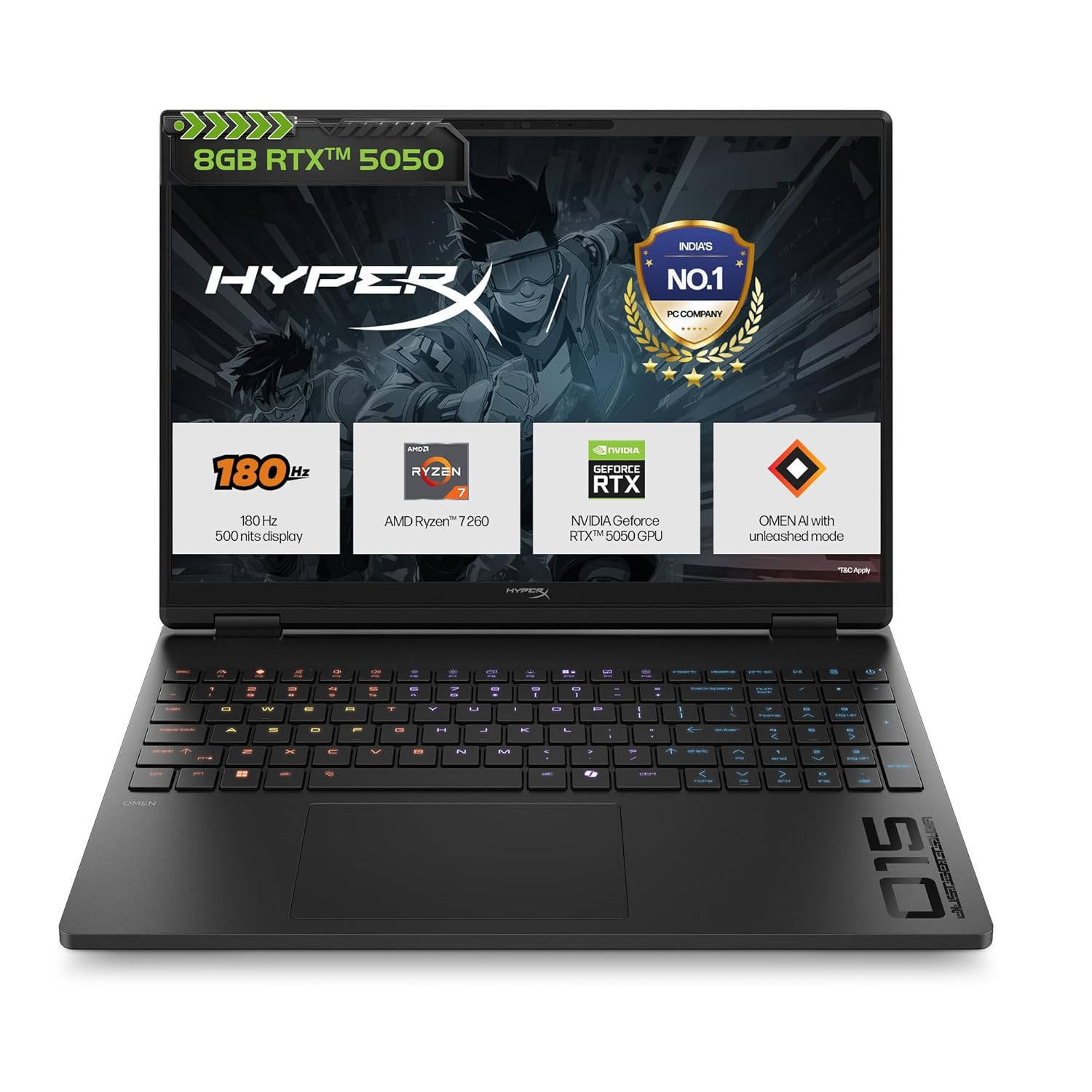 HP HyperX Omen 15-gb0038AX (D30WLPA) Laptop (Ryzen 7/24 GB/1 TB SSD/Windows 11/8 GB)