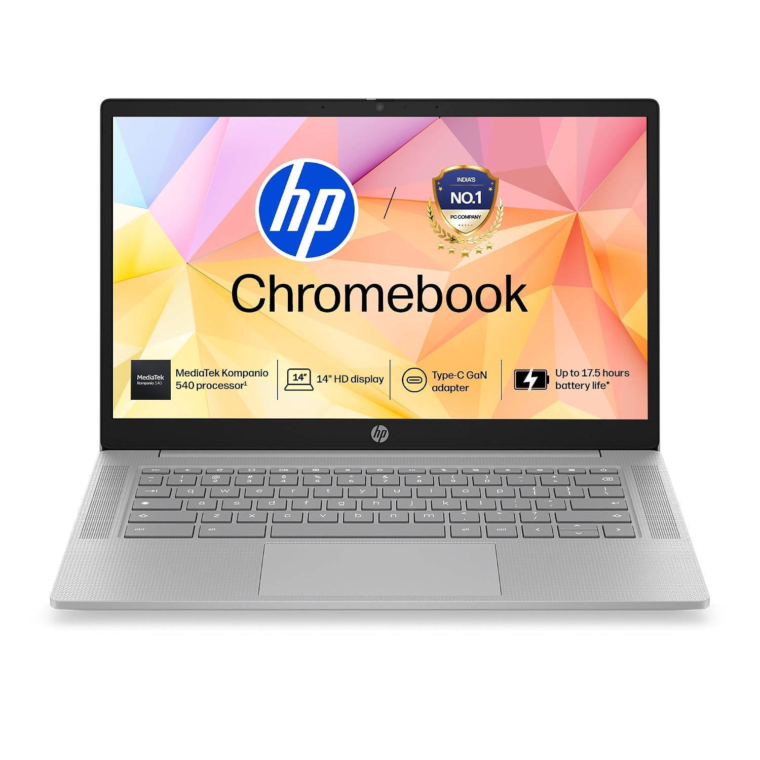 HP Chromebook nm0004MU(DF3R6PA) Netbook (Kompanio 540/4 GB/128 GB UFS/Google Chrome)