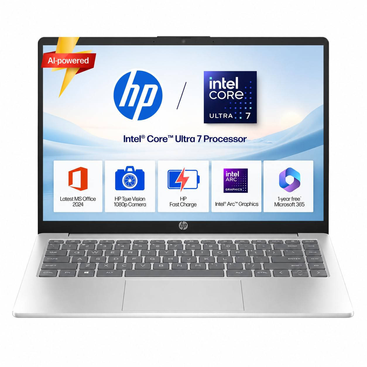 HP 14 EP1151TU(C72QHPA) Laptop (Ultra 7/16 GB/512 GB SSD/Windows 11)
