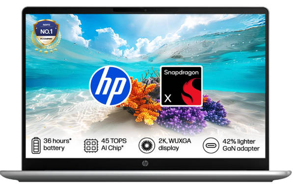 HP OmniBook 3 hz0026QU Laptop (Snapdragon X/16 GB/512 GB SSD/Windows 11)