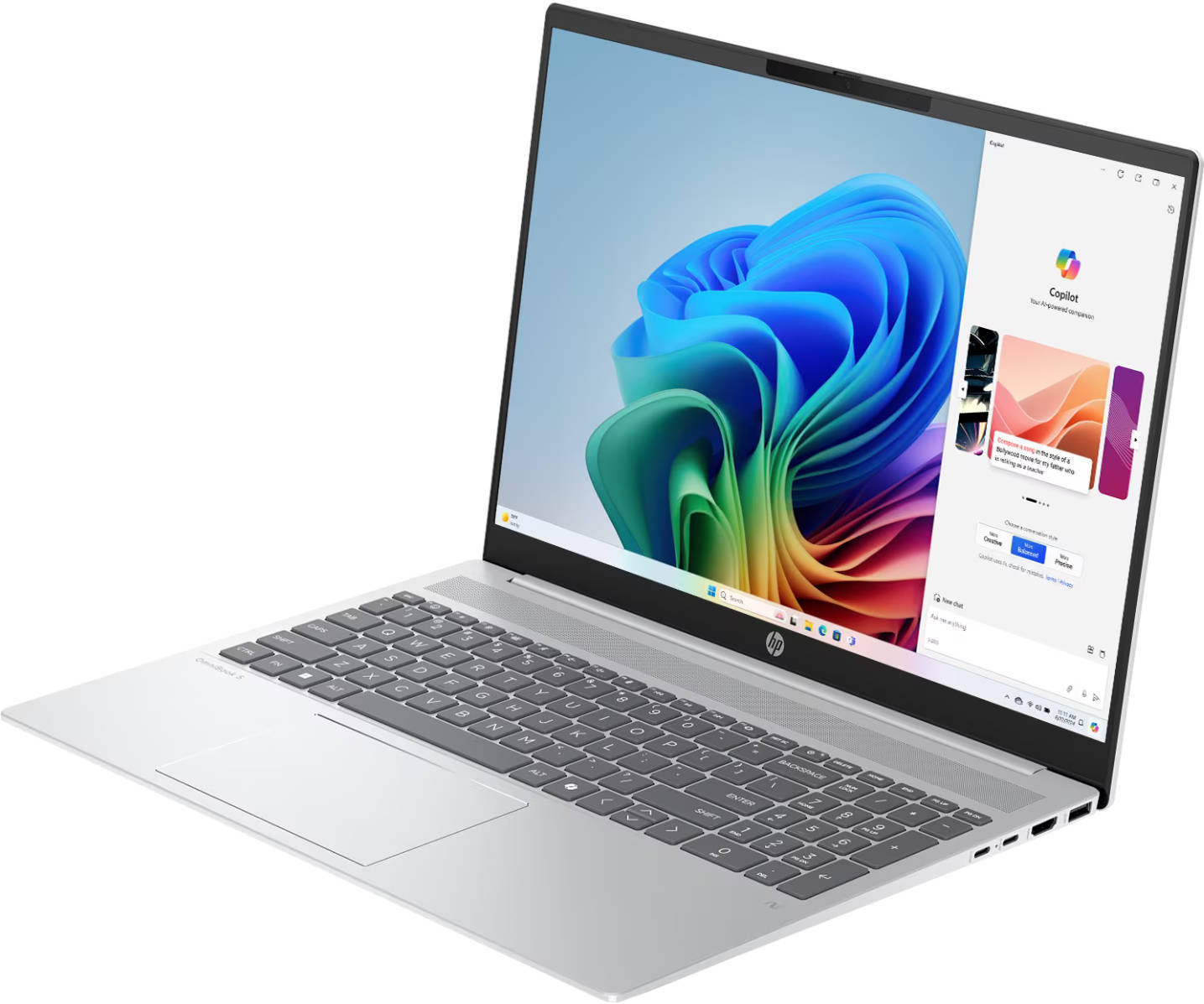 HP OmniBook 5 16-AG1037AU (BP0J7PA) Laptop (AMD Hexa Core Ryzen AI 5/16 GB/512 GB SSD/Windows 11)