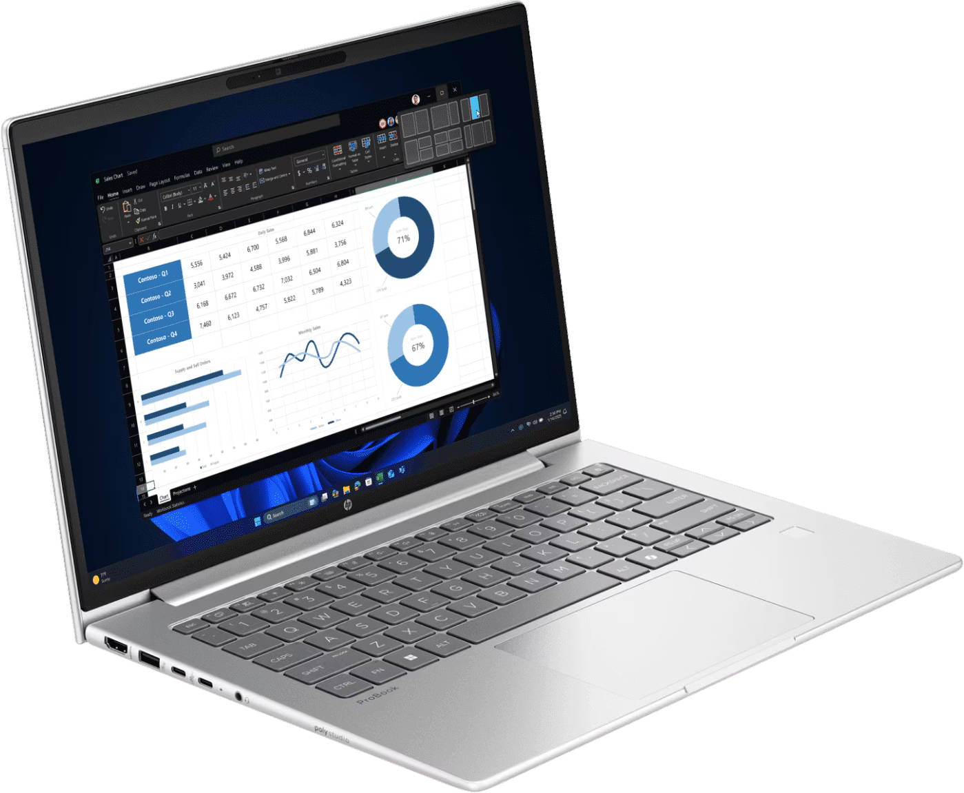 HP ProBook 4 G1i (CK2F6PA) Laptop (Core Ultra 7  Series 2 /32 GB/512 GB SSD/Windows 11)