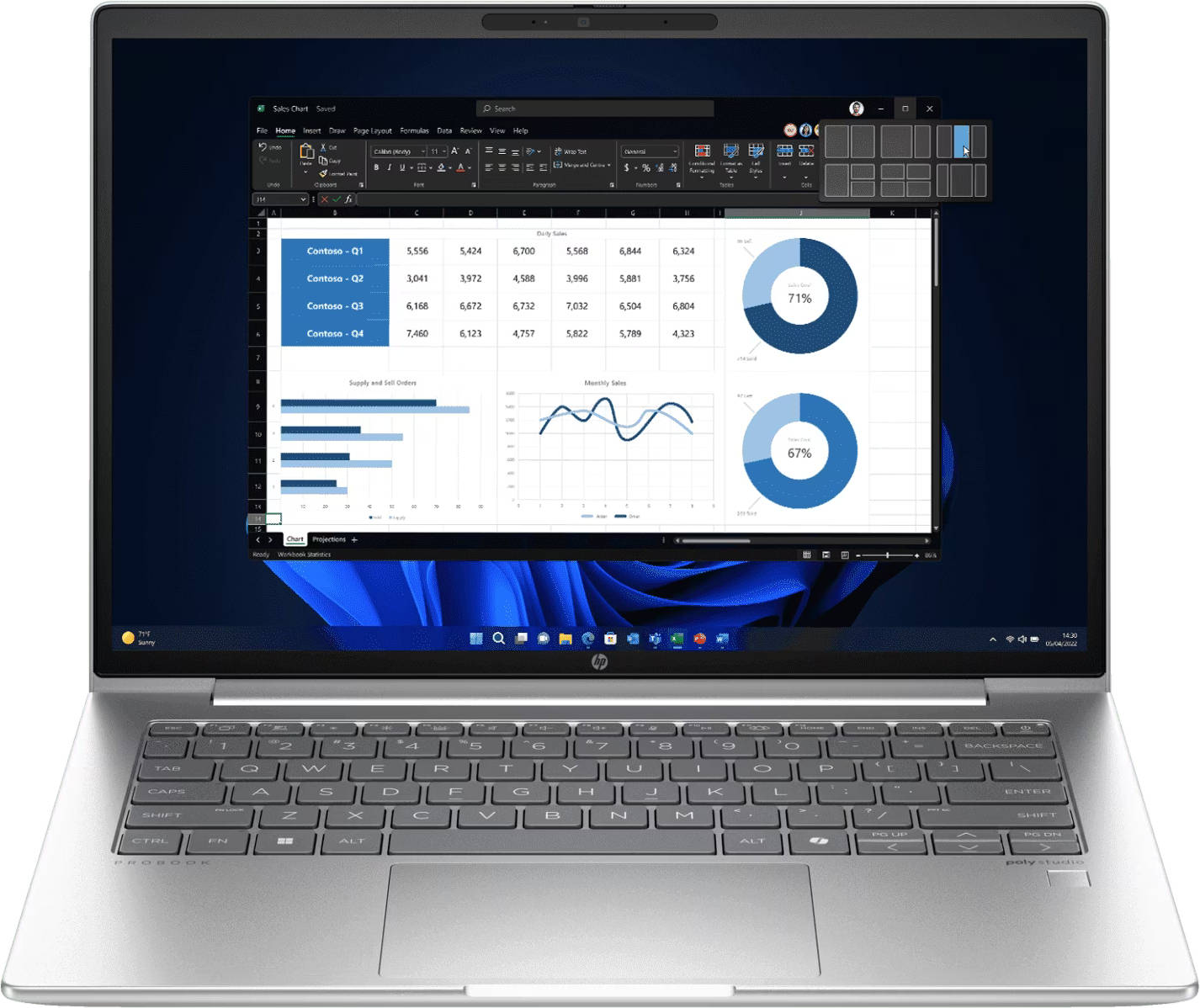 HP ProBook 440 G11 (C3CL6PT) Laptop (Core Ultra 5/16 GB/512 GB SSD/Windows 11)