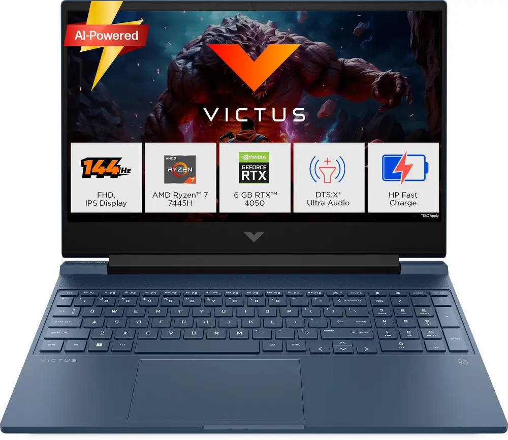 HP Victus 15-fb3130AX (BV3A7PA) Laptop (AMD Hexa Core Ryzen 7/16 GB/512 GB SSD/Windows 11/6 GB)