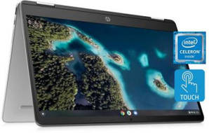 HP Chromebook x360 14a-ca0010nr (1F6Y2UA) Laptop (Celeron Dual Core/4 GB/32 GB SSD/Google Chrome)