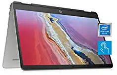 HP Chromebook x360 14a-ca0023nr (4M109UA) Laptop (Intel Pentium Quad Core/4 GB/64 GB eMMC/Google Chrome)