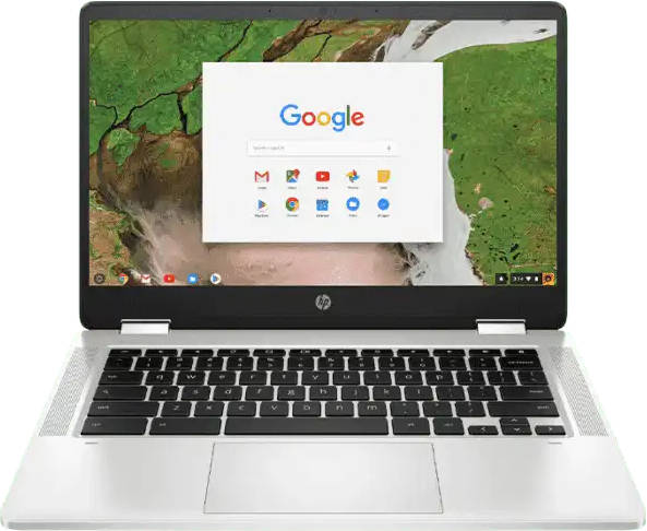 HP Chromebook x360 14a-cb0005AU (4L7Y2PA) Laptop (AMD Celeron Dual Core/4 GB/64 GB eMMC/Google Chrome)