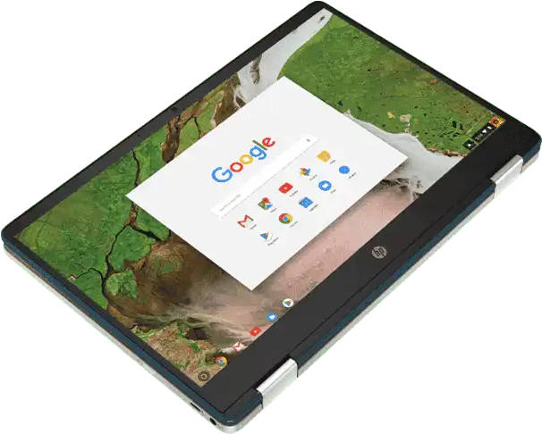 HP Chromebook x360 14a-cb0005AU (4L7Y2PA) Laptop (AMD Celeron Dual Core/4 GB/64 GB eMMC/Google Chrome)