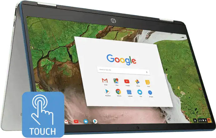 HP Chromebook x360 14a-cb0005AU (4L7Y2PA) Laptop (AMD Celeron Dual Core/4 GB/64 GB eMMC/Google Chrome)