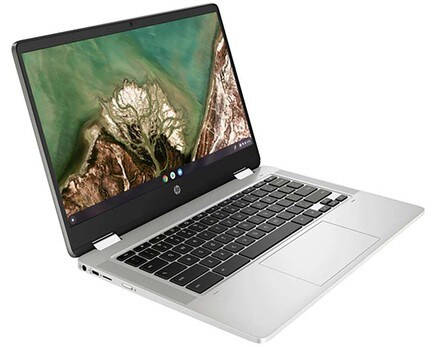 HP Chromebook x360 14a-cb0007AU (4X3G1PA) Laptop (AMD Dual Core/4 GB/64 GB eMMC/Google Chrome)