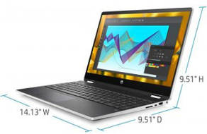 HP Pavilion x360 15-dq1020nr (9MW66UA) Laptop (Core i5 10th Gen/8 GB/512 GB SSD/Windows 10)