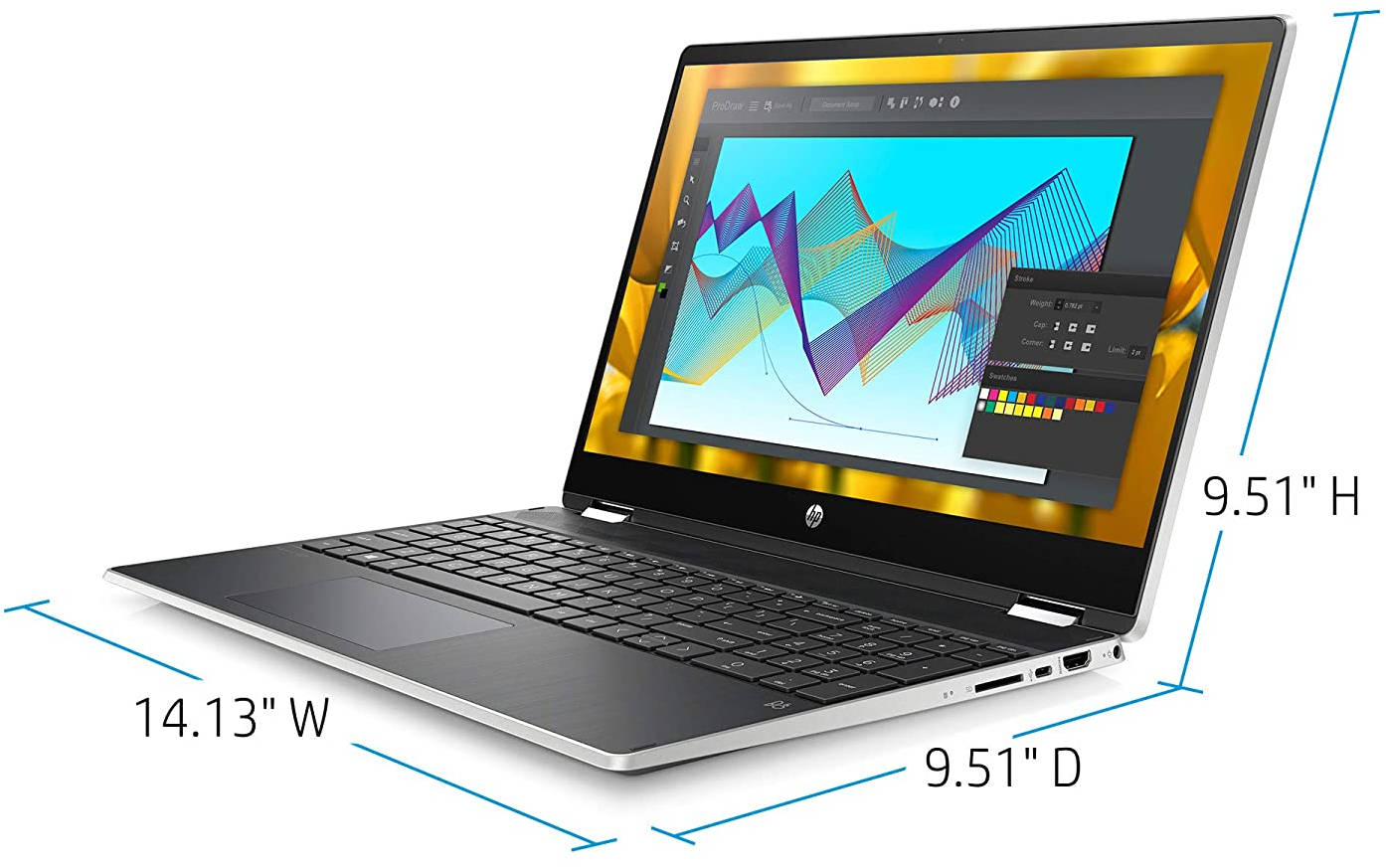 HP Pavilion x360 15-dq1020nr (9MW66UA) Laptop (Core i5 10th Gen/8 GB/512 GB SSD/Windows 10)