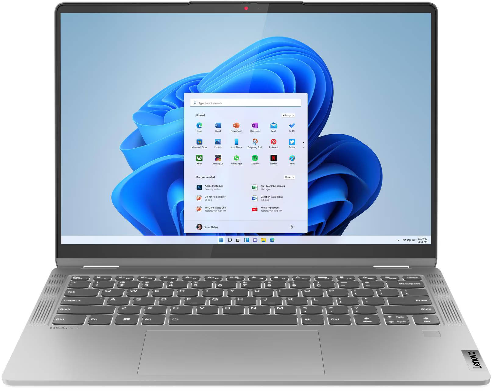 Lenovo IdeaPad Flex 5 14ABR8 (82XX00G3IN) Laptop (AMD Octa Core Ryzen 7/16 GB/512 GB SSD/Windows 11)