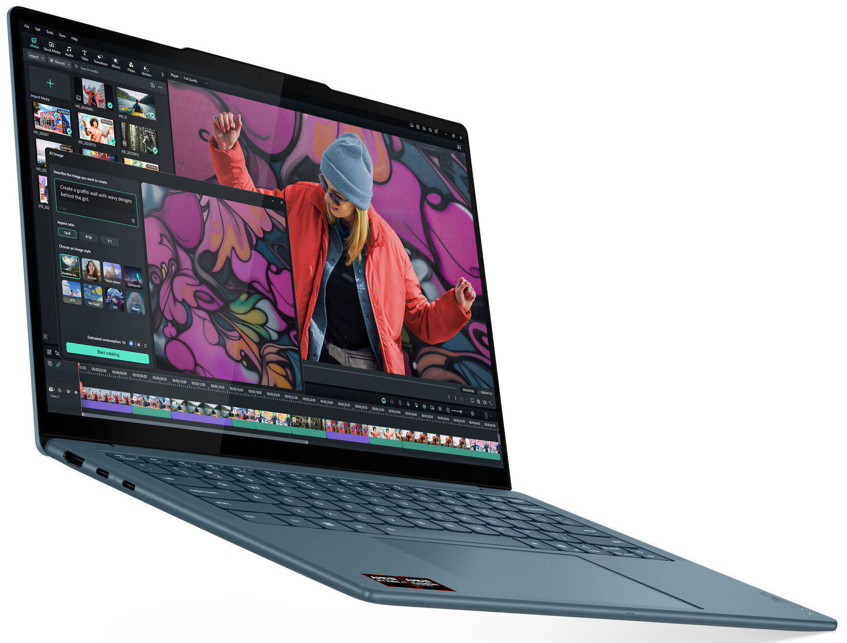 Lenovo Yoga Slim 7 14AKP10 (83JY000UIN) Laptop (AMD Octa Core Ryzen AI 7/32 GB/1 TB SSD/Windows 11)