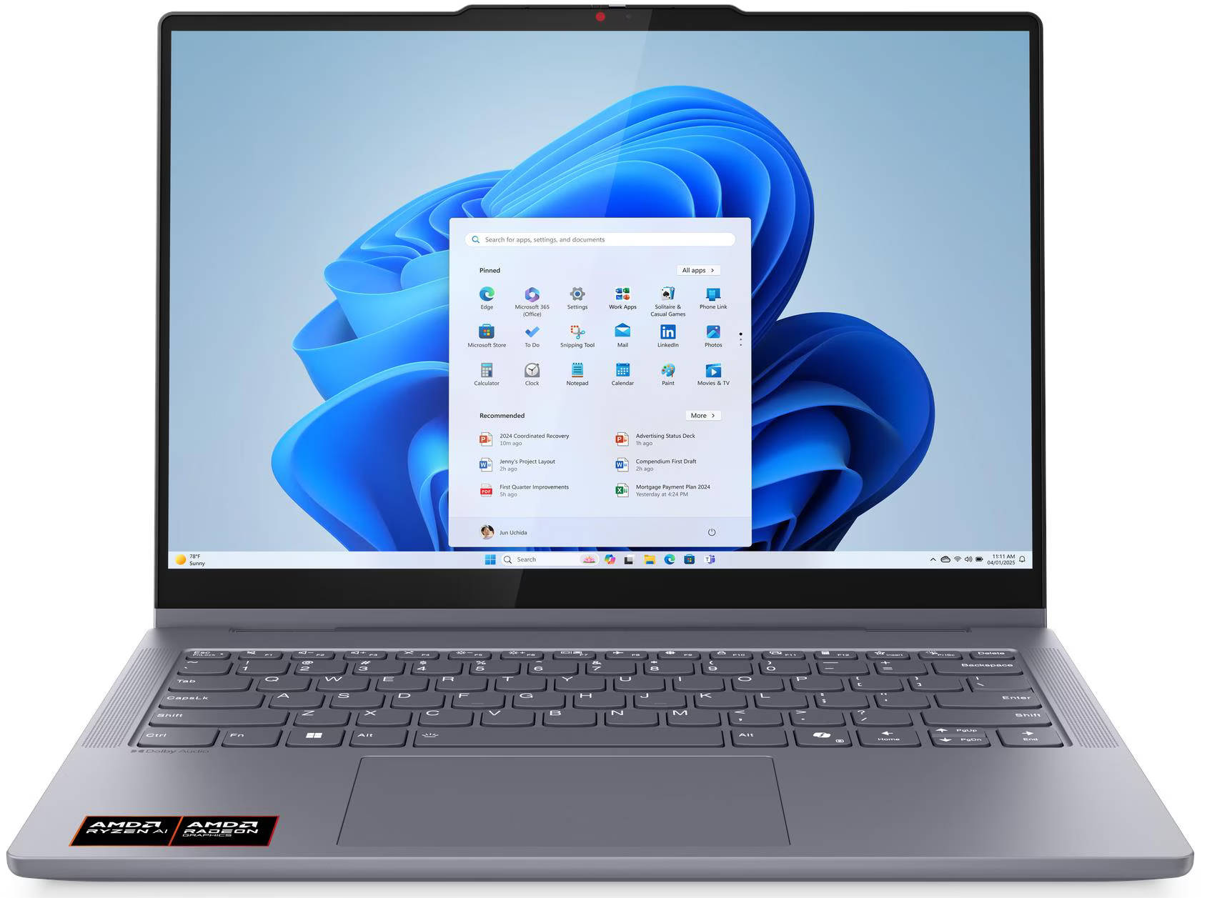 Lenovo IdeaPad 5 14AKP10 (83KT000LIN) Laptop (AMD Octa Core Ryzen AI 7/24 GB/1 TB SSD/Windows 11)