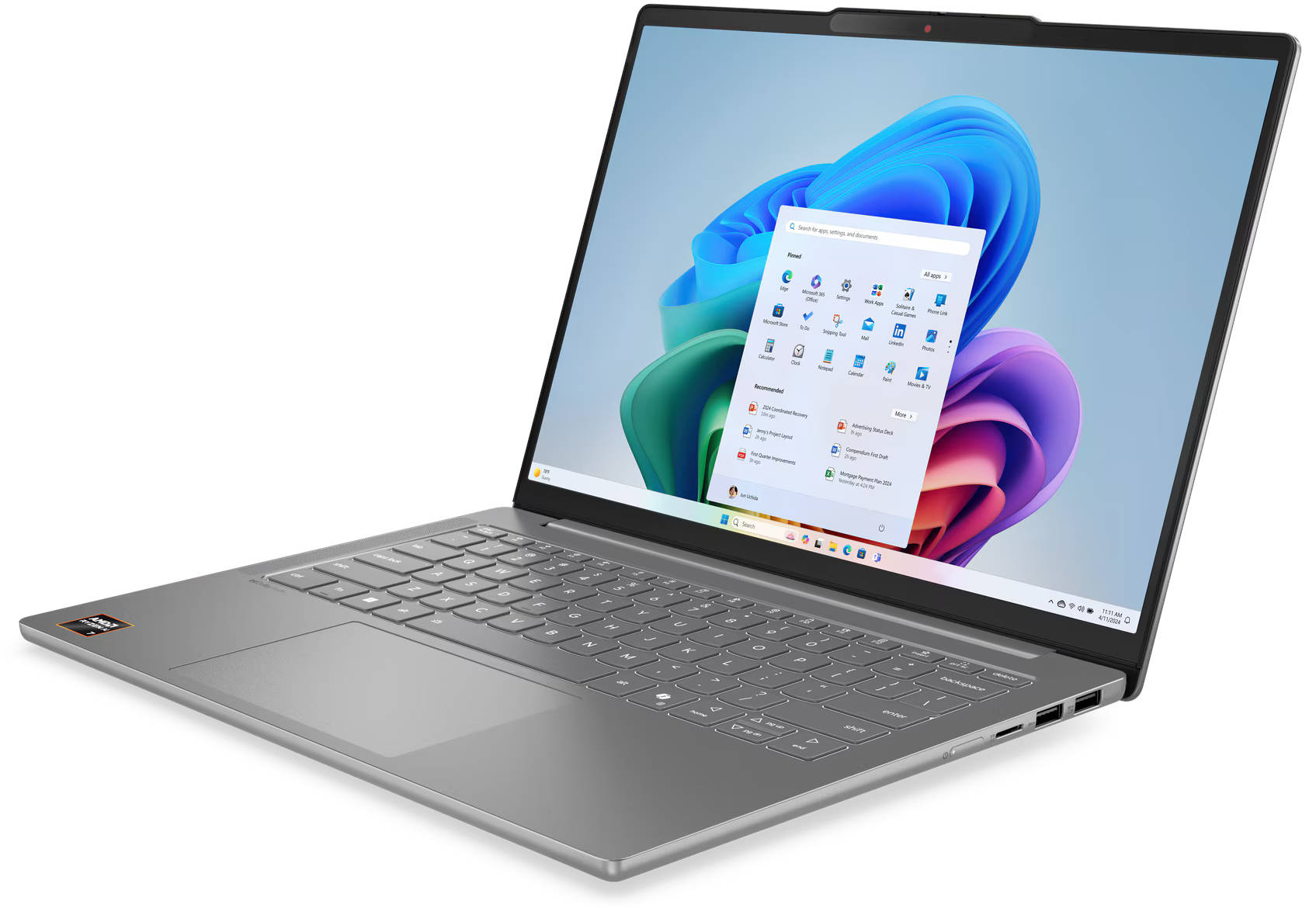 Lenovo IdeaPad Slim 5 14AKP10 Gen 10 (83HX001NIN) Laptop (AMD Octa Core Ryzen AI 7/24 GB/1 TB SSD/Windows 11)