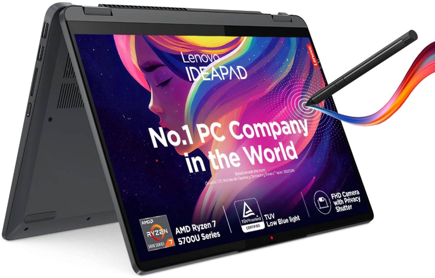 Lenovo IdeaPad Flex 5 14ALC7 (82R900ELIN) Laptop (AMD Octa Core Ryzen 7/16 GB/512 GB SSD/Windows 11)