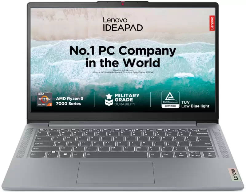 Lenovo IdeaPad Slim 3 14AMN8 (82XN006MIN) Laptop (AMD Quad Core Ryzen 3/8 GB/512 GB SSD/Windows 11)