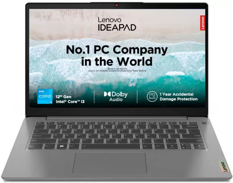 Lenovo IdeaPad 3 14IAU7 (82RJ00FFIN) Laptop (Core i3 12th Gen/16 GB/512 GB SSD/Windows 11)