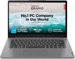 Lenovo IdeaPad 3 14IAU7 (82RJ00G5IN) Laptop (Core i3 12th Gen/8 GB/512 GB SSD/Windows 11)