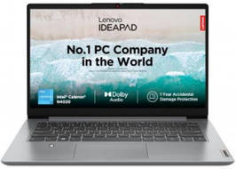 Lenovo IdeaPad 1 14IGL7 (82V6005EIN) Laptop (Intel Celeron Dual Core/8 GB/256 GB SSD/Windows 11)
