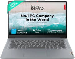 Lenovo IdeaPad Slim 3 14IRU8 (82X60062IN) Laptop (Core i3 13th Gen/8 GB/512 GB SSD/Windows 11)