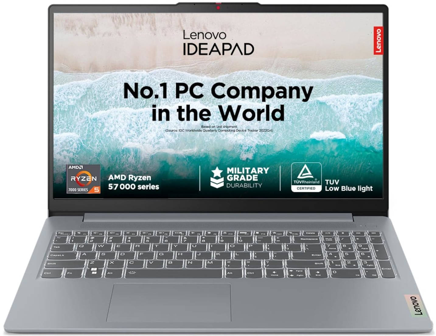 Lenovo IdeaPad Slim 3 15ABR8 (82XM00G1IN) Laptop (AMD Hexa Core Ryzen 5/8 GB/512 GB SSD/Windows 11)