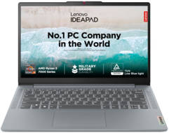 Lenovo IdeaPad Slim 3 15AMN8 (82XQ00H7IN) Laptop (AMD Quad Core Ryzen 3/8 GB/512 GB SSD/Windows 11)