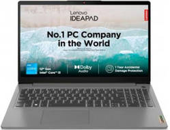 Lenovo Ideapad Slim 3i 15IAU7 (82RK00WYIN) Laptop (Core i3 12th Gen/8 GB/512 GB SSD/Windows 11)
