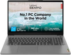 Lenovo IdeaPad Slim 3 15IAU7 (82RK01ABIN) Laptop (Core i3 12th Gen/8 GB/512 GB SSD/Windows 11)