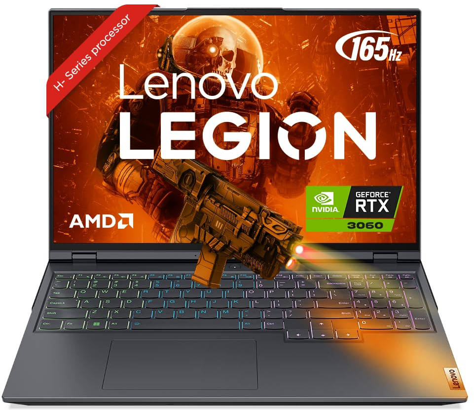 Lenovo Legion 5 Pro 16ACH6H (82JQ010EIN) Laptop (AMD Octa Core Ryzen 7/16 GB/512 GB SSD/Windows 11/6 GB)