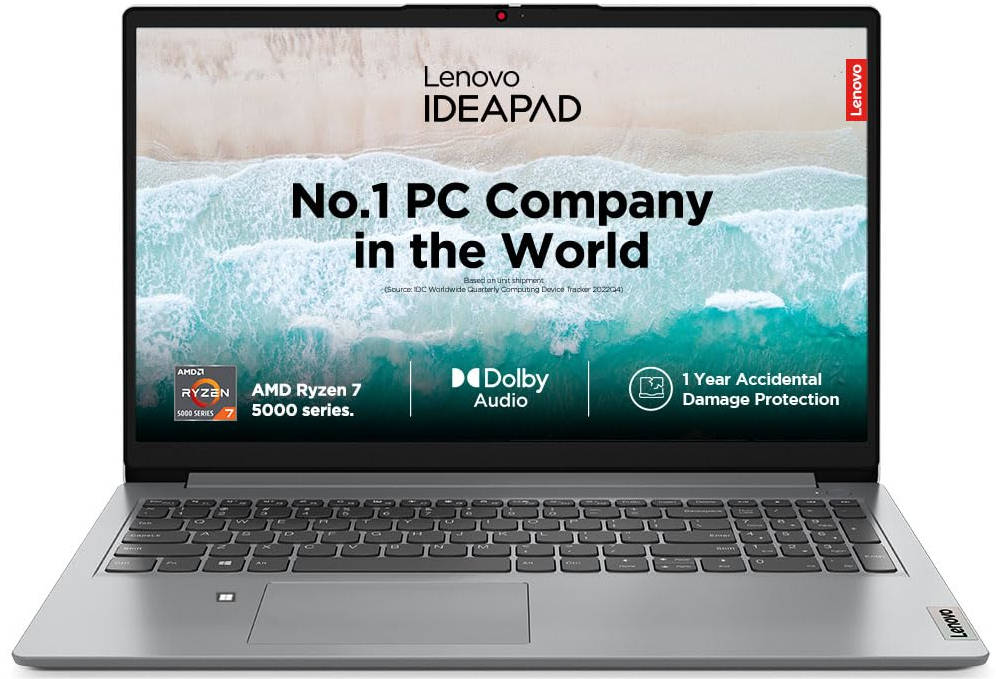 Lenovo IdeaPad Slim 1 15ALC7 (82R400EFIN) Laptop (AMD Octa Core Ryzen 7/16 GB/512 GB SSD/Windows 11)