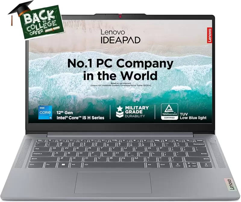 Lenovo IdeaPad Slim 3 (83EQ005TIN) Laptop (Core i5 12th Gen/8 GB/512 GB SSD/Windows 11)